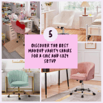 Discover the Best Makeup Vanity Chairs for a Chic and Cozy Setup 4 3