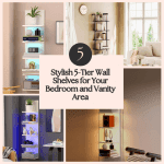 5 Super 5-Tier Wall Shelves for your Bedroom & Vanity Area 5 3 7
