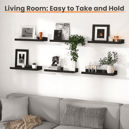 upsimples Floating Shelves for Wall from Amazon