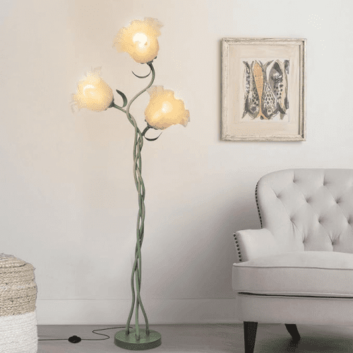 Fuzzbopn Floral Floor Lamp from Amazon