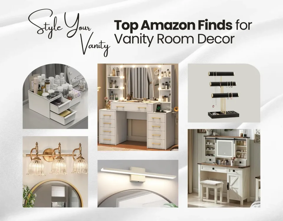 Style Your Vanity Top Amazon Finds for Vanity Room Decor